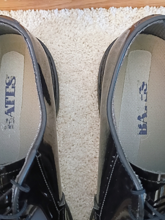 Bates Patent Leather Uniform Oxford Dress Shoes Men’s 11.5 D Black Military Form main image 10